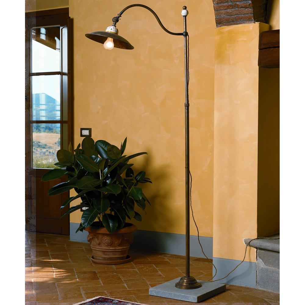 imas rez allolampa ko talapzat nappali mediterran kezzel festett keramia patinazott rez lampa provansz toscana firenze.jpg